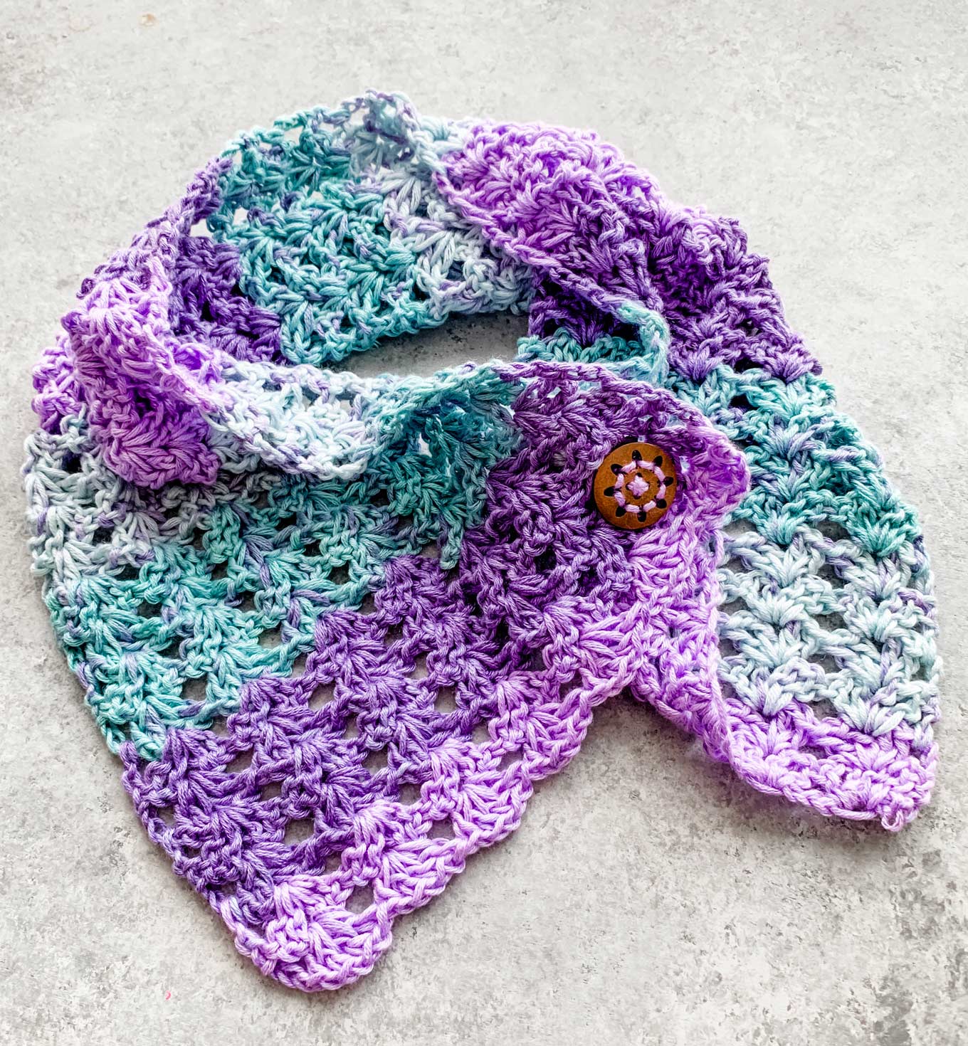 Lightweight lacy cowl perfect for Spring